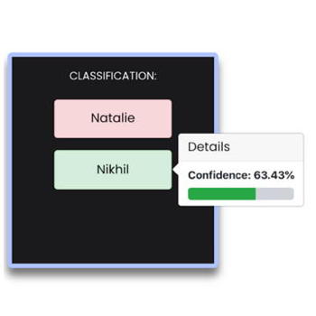 Picture from final stage of the audio classifier on App Inventor.